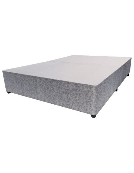 Sophie 6FT Divan Base - Grey Fabric