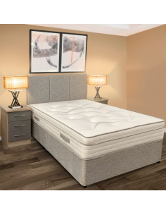 Sophie 4FT6 Headboard - Grey Fabric 2