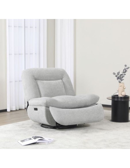 Artemis Reclining Chair - Light Grey