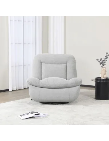 Artemis Reclining Chair - Light Grey