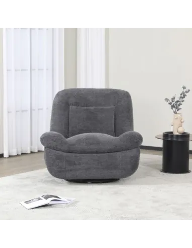 Artemis Reclining Chair - Dark Grey