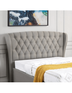 Parker 5FT Headboard - Linen Grey