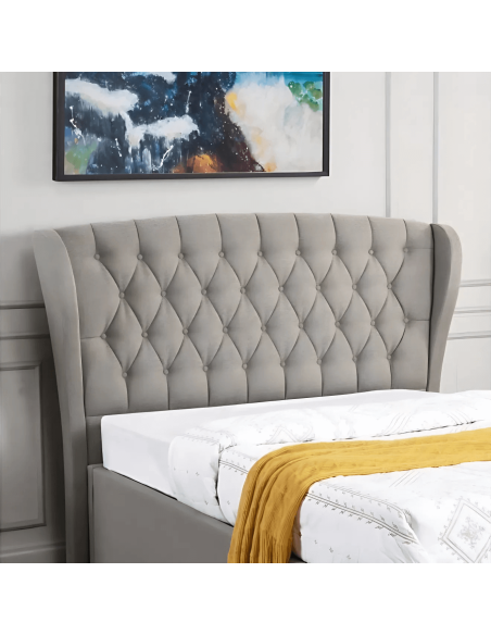 Parker 5FT Headboard - Linen Grey