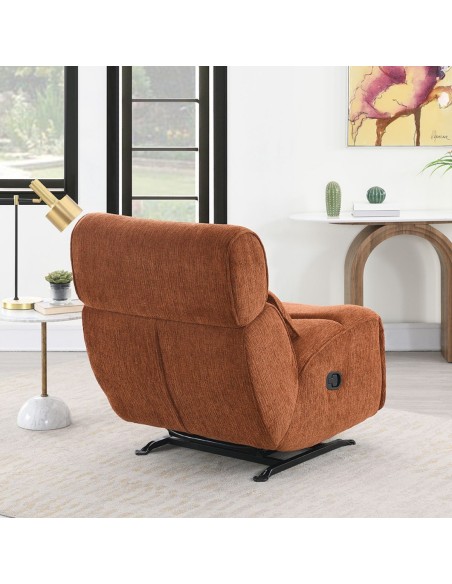 Jaxon Manual Recliner Rocker - Deep Terra