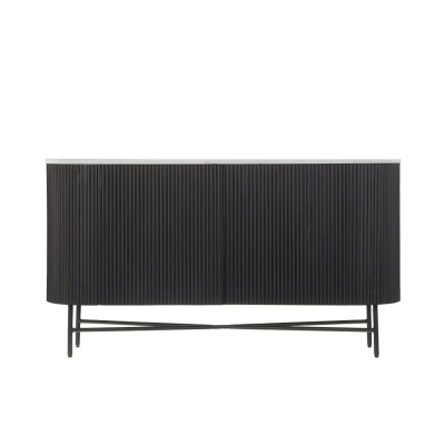 Lantine Large Sideboard - Mango Charcoal/Marble
