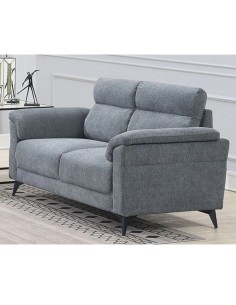 Marant 2 Seater Fixed Sofa - Grey Fabric