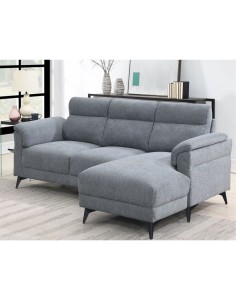 Marant RHF Corner Sofa - Grey Fabric