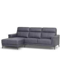 Frederico Sectional LHF Chaise w/DDT - Graphite