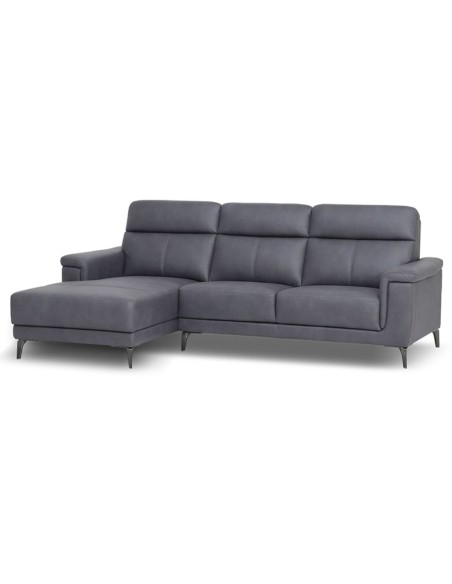 Frederico Sectional LHF Chaise w/DDT - Graphite