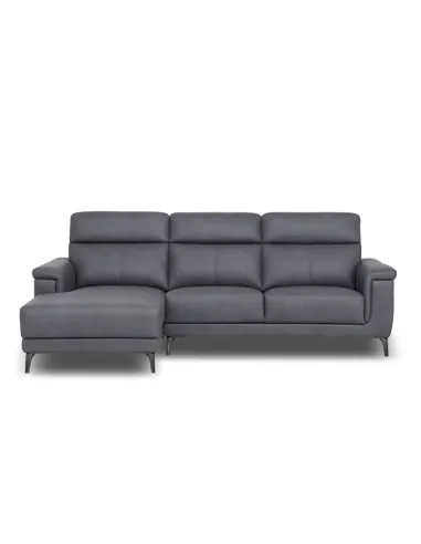 Frederico Sectional LHF Chaise w/DDT - Graphite