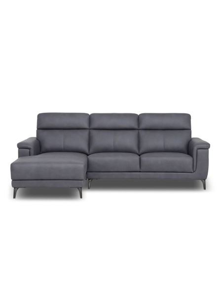 Frederico Sectional LHF Chaise w/DDT - Graphite