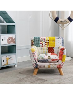 Karla Kids Sofa - Floral Patchwork