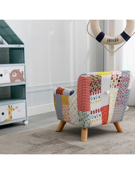 Karla Kids Sofa - Floral Patchwork