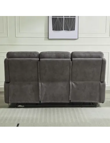 Caoihme 3 Seater Power Recliner Sofa - Grey