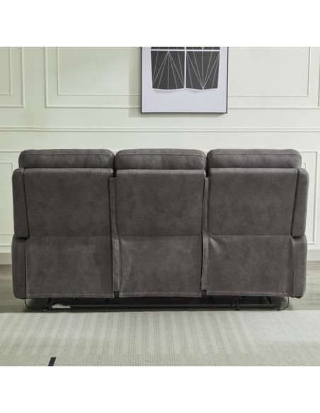 Caoihme 3 Seater Power Recliner Sofa - Grey