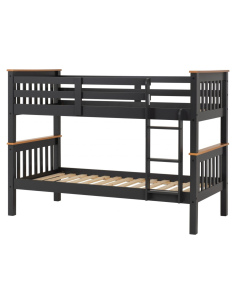 Neptune 3FT Bunk Bed - Grey/Oak Effect 2