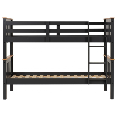 Neptune 3FT Bunk Bed - Grey/Oak Effect