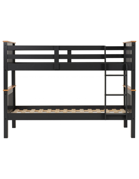 Neptune 3FT Bunk Bed - Grey/Oak Effect