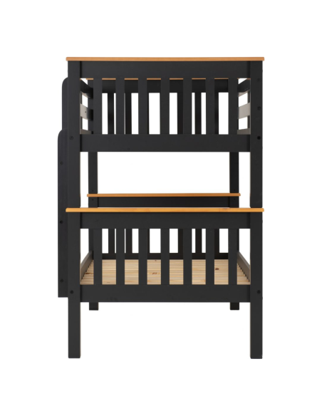 Neptune 3FT Bunk Bed - Grey/Oak Effect