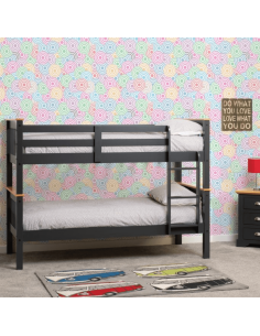 Neptune 3FT Bunk Bed - Grey/Oak Effect