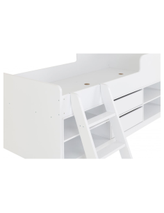 Felix 3FT Low Sleeper Bedframe - White 2