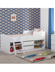 Felix 3FT Low Sleeper Bedframe - White