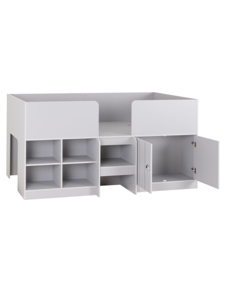 Orlando 3FT Low Sleeper Bed - Dove Grey