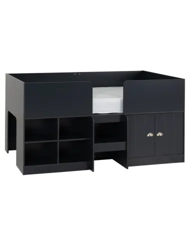 Orlando 3FT Low Sleeper Bed - Dark Grey