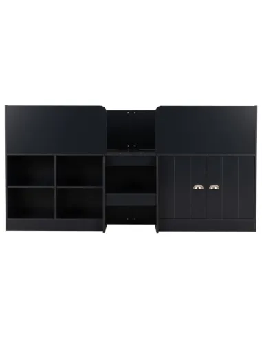 Orlando 3FT Low Sleeper Bed - Dark Grey