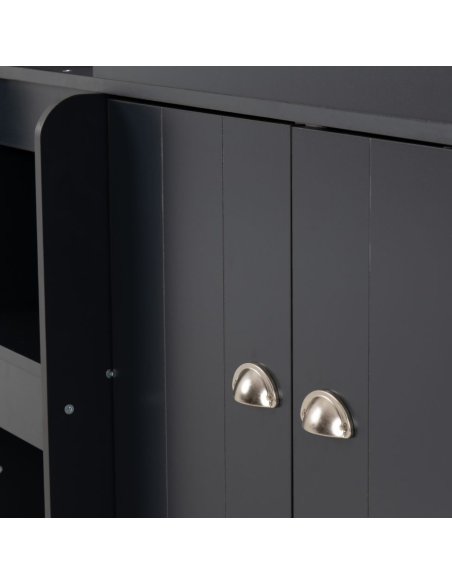 Orlando 3FT Low Sleeper Bed - Dark Grey