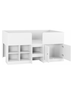 Orlando 3FT Low Sleeper Bed - White 2