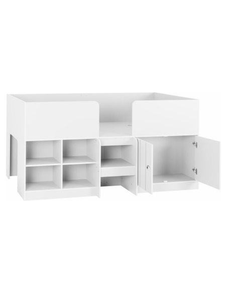 Orlando 3FT Low Sleeper Bed - White