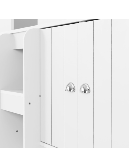 Orlando 3FT Low Sleeper Bed - White