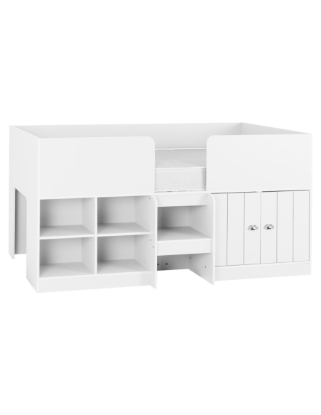 Orlando 3FT Low Sleeper Bed - White