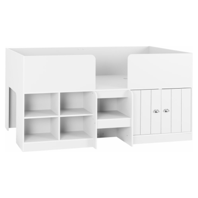 Orlando 3FT Low Sleeper Bed - White
