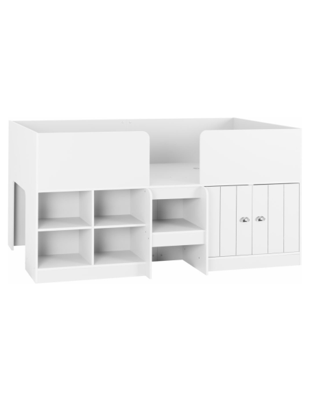 Orlando 3FT Low Sleeper Bed - White