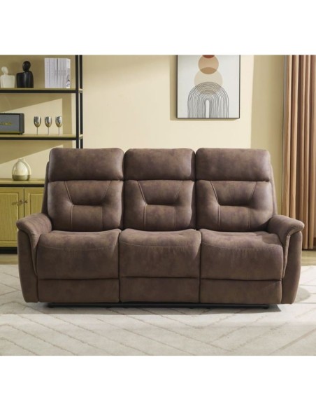Caoihme 3 Seater Power Recliner Sofa - Tan