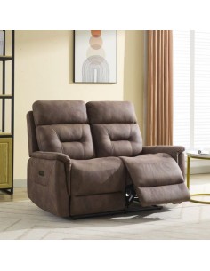 Caoihme 2 Seater Power Recliner Sofa - Tan