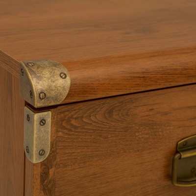 Cornwall Desk: 2 Door 2 Drawer - Sutter Oak