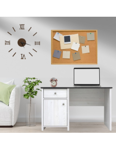 Hampshire 1 Door 1 Drawer Desk - Larico Pine