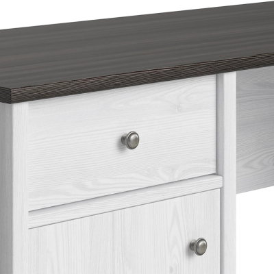 Hampshire 1 Door 1 Drawer Desk - Larico Pine