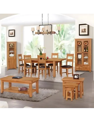 Lancaster Nest of 3 Tables - Solid Oak