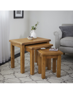 Astoria Nest of Tables - Warm Wax