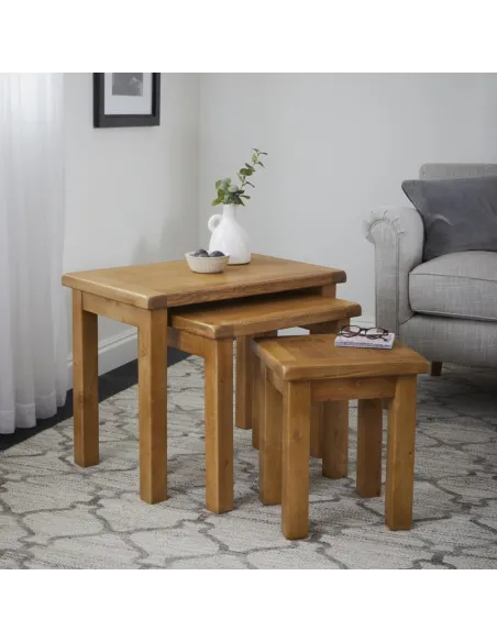 Astoria Nest of Tables - Warm Wax