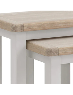 Marbury Nest of Tables - Light Grey 2