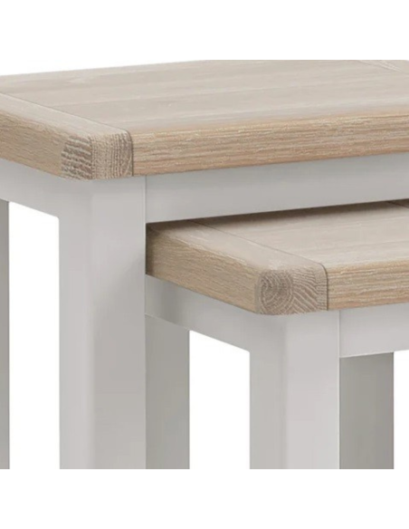 Marbury Nest of Tables - Light Grey
