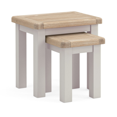 Marbury Nest of Tables - Light Grey