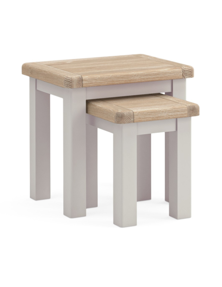 Marbury Nest of Tables - Light Grey