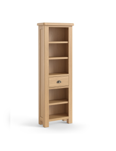 Gia Slim Bookcase - Oak 2