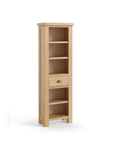 Gia Slim Bookcase - Oak